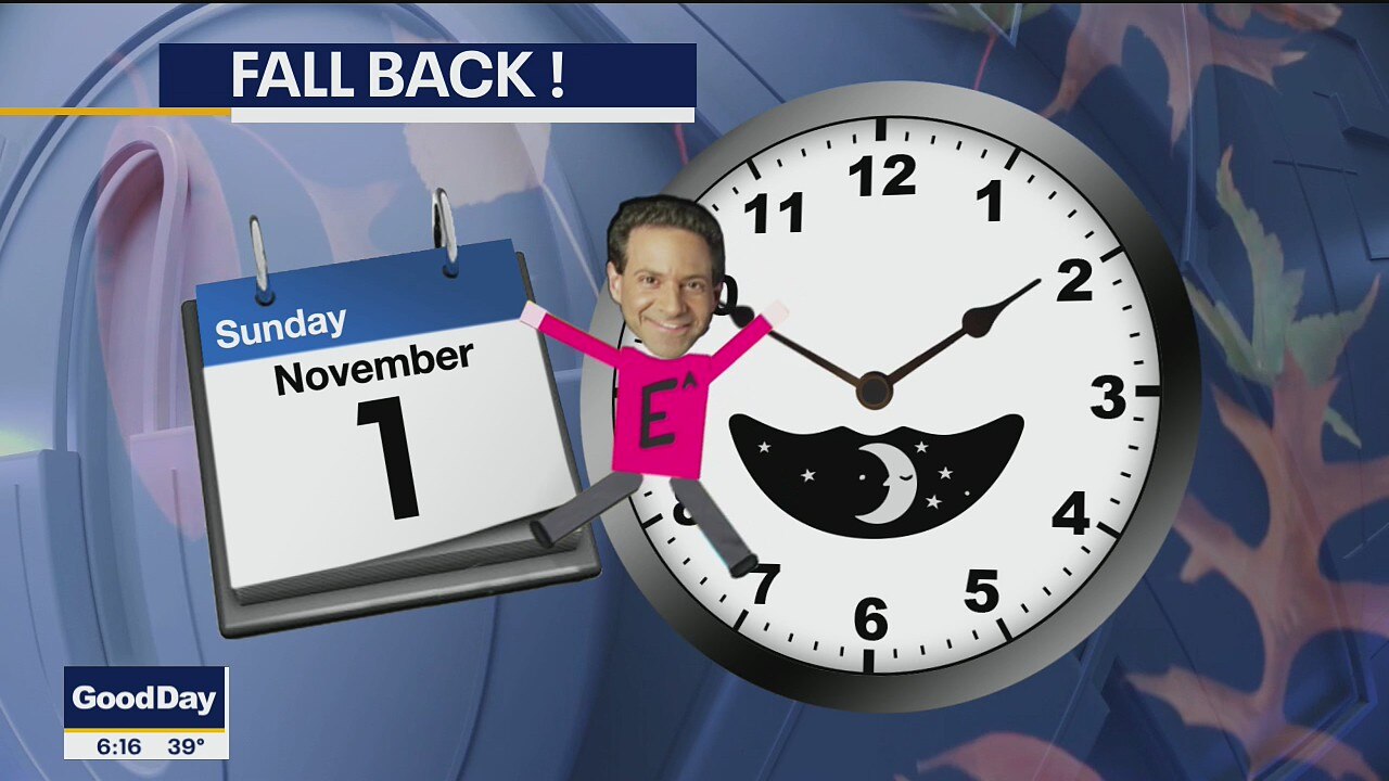 Lil' E reminds you to fall back this weekend