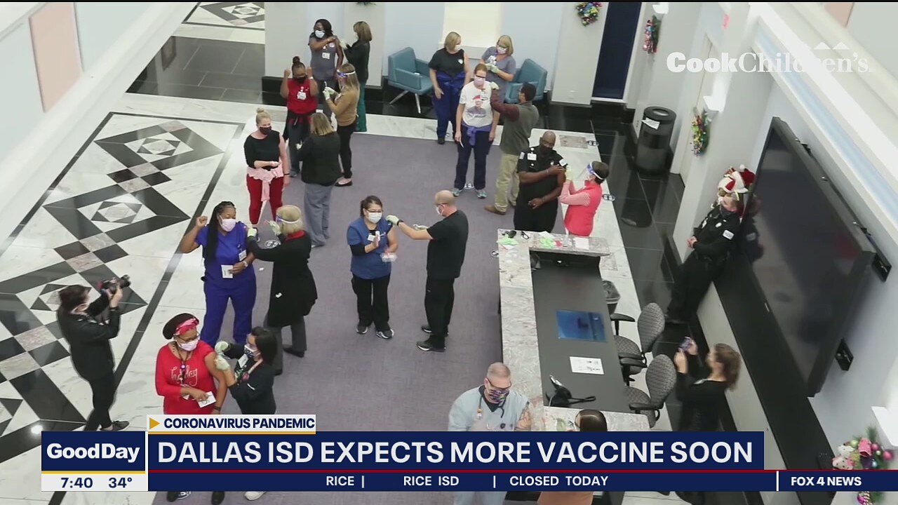Dallas ISD working to get more people vaccinated