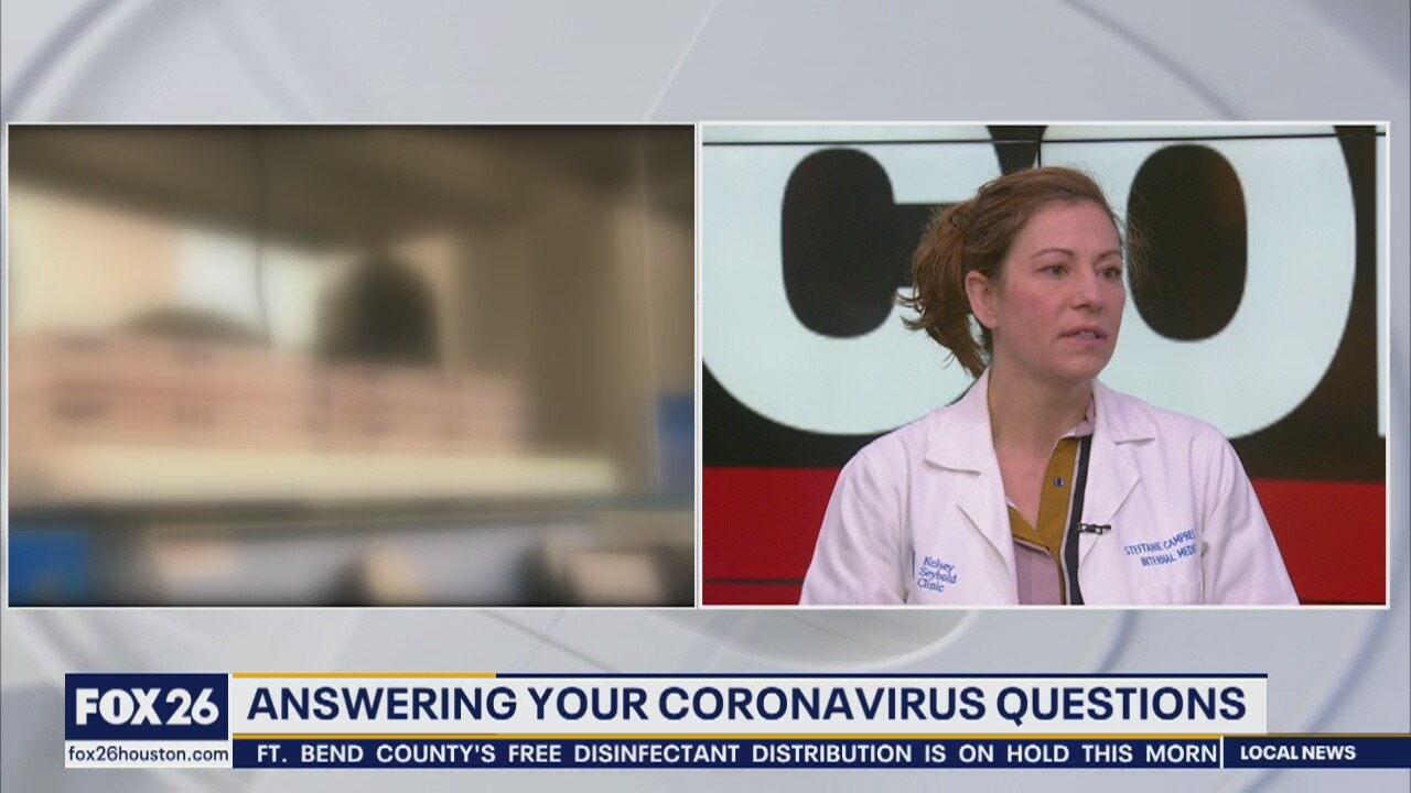 Doctor answers viewers' questions about COVID-19