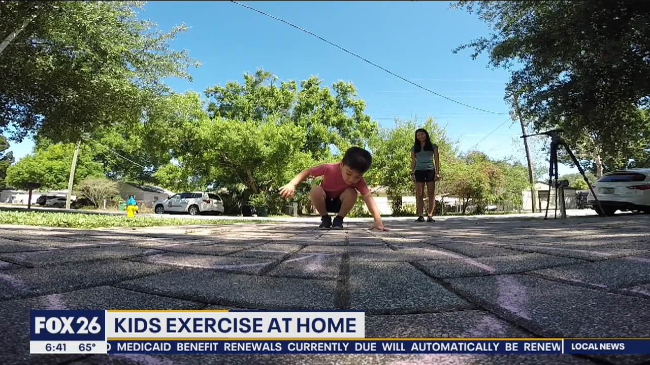New ideas for kids to get exercise at home