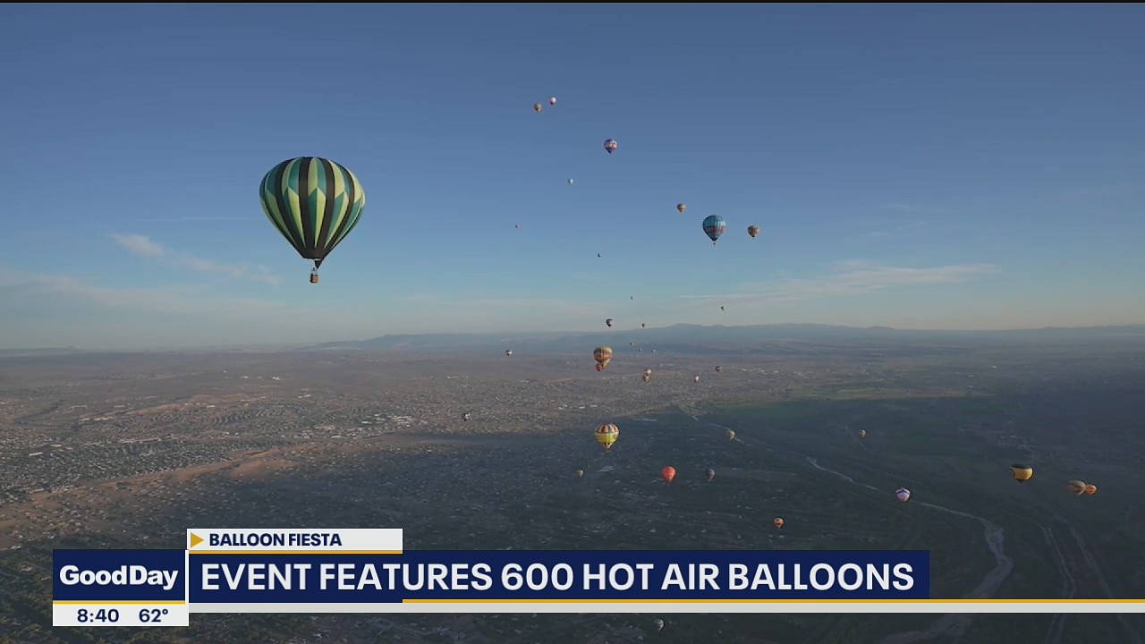 Annual event in Albuquerque features 600 hot air balloons
