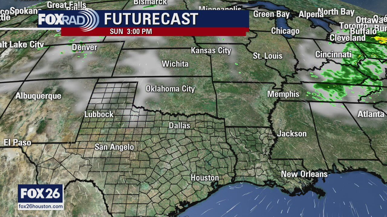 Saturday Evening Weather Forecast