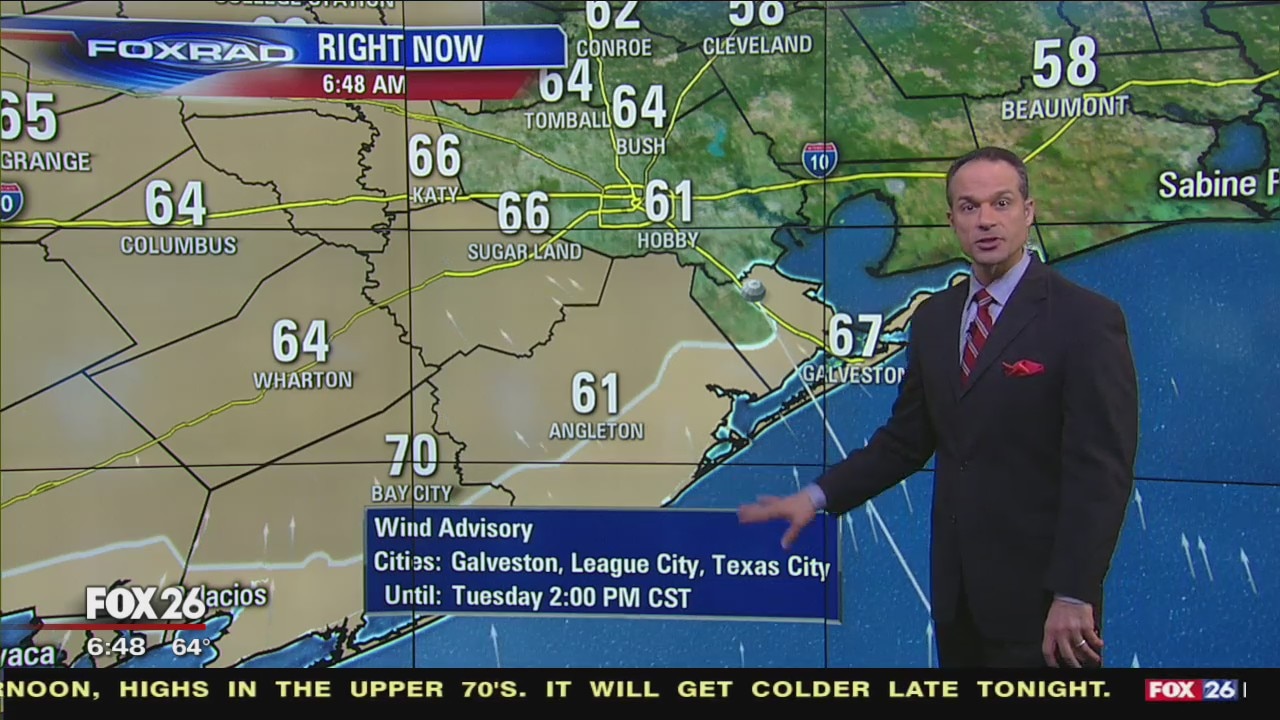 Monday morning weather forecast