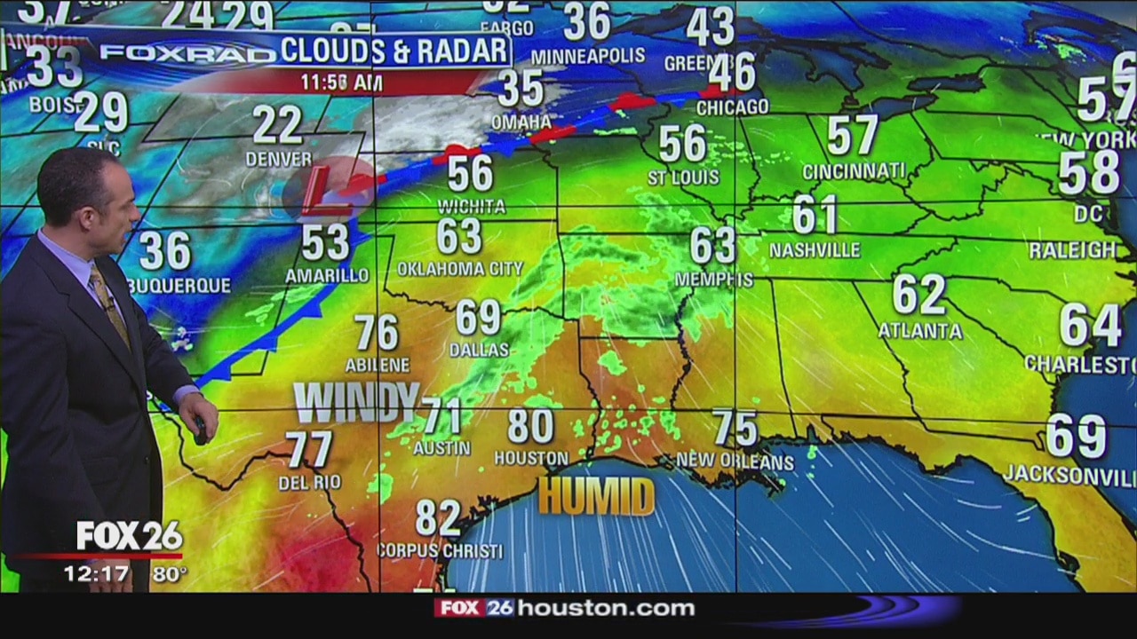 Tuesday Afternoon Weather Forecast