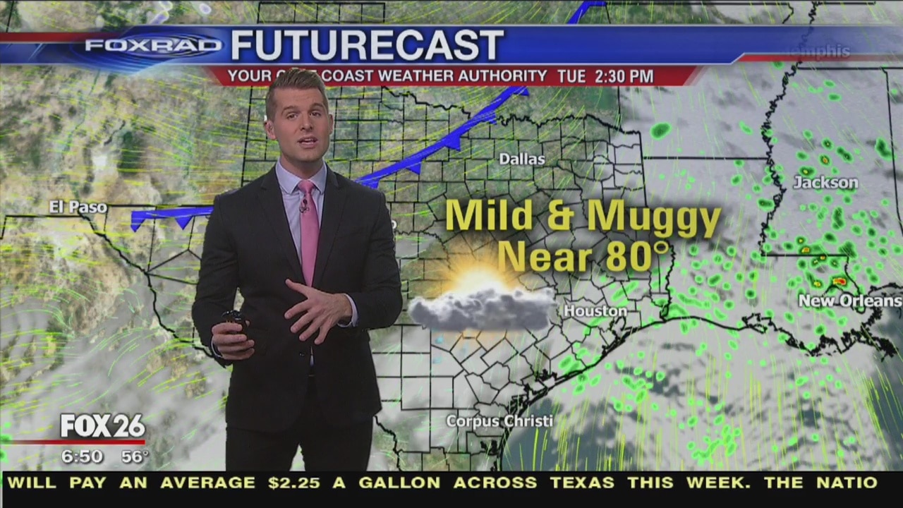 Monday morning weather forecast