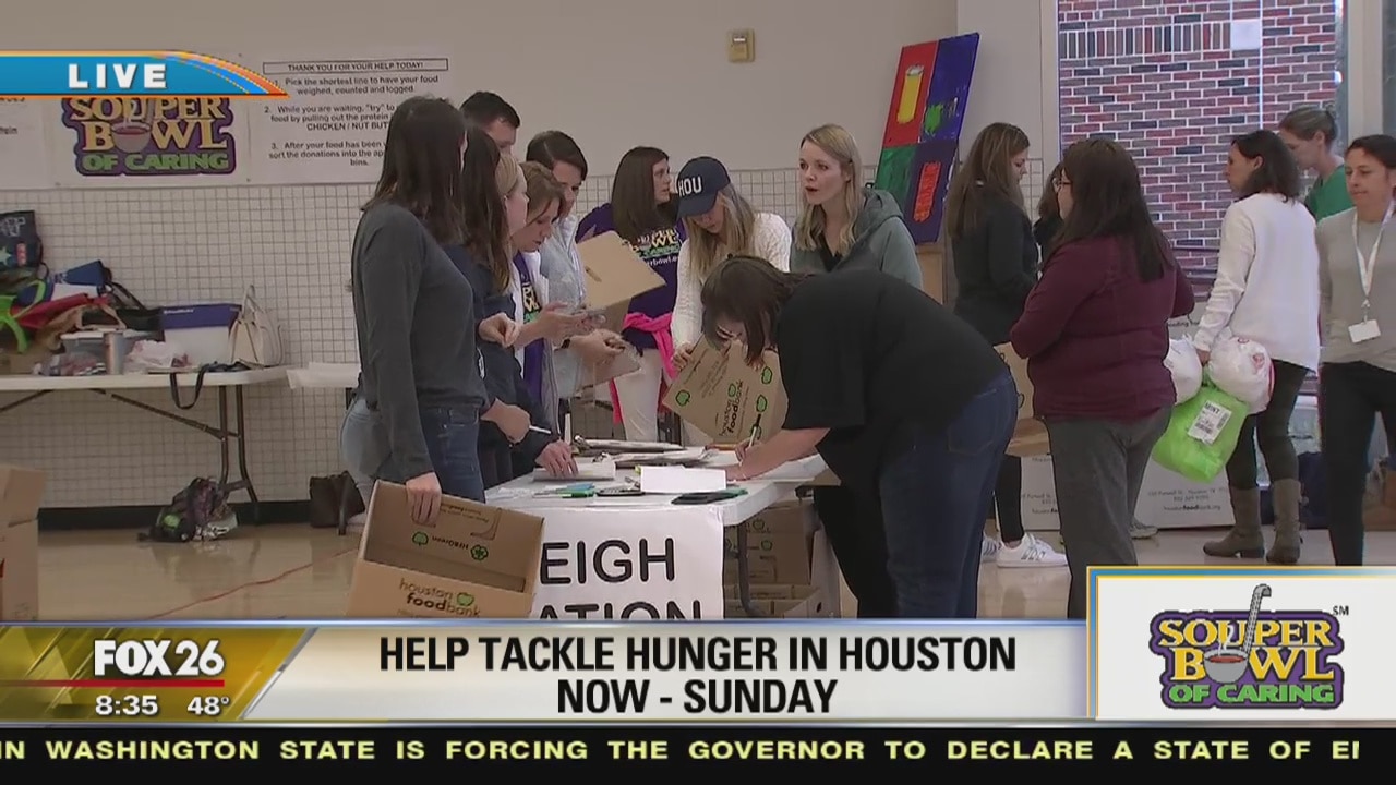Help tackle hunger in Houston with Souper Bowl of Caring