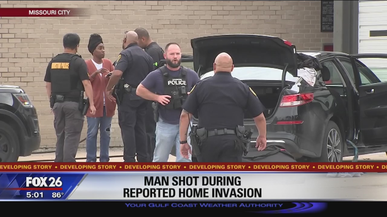 Man shot during reported home invasion