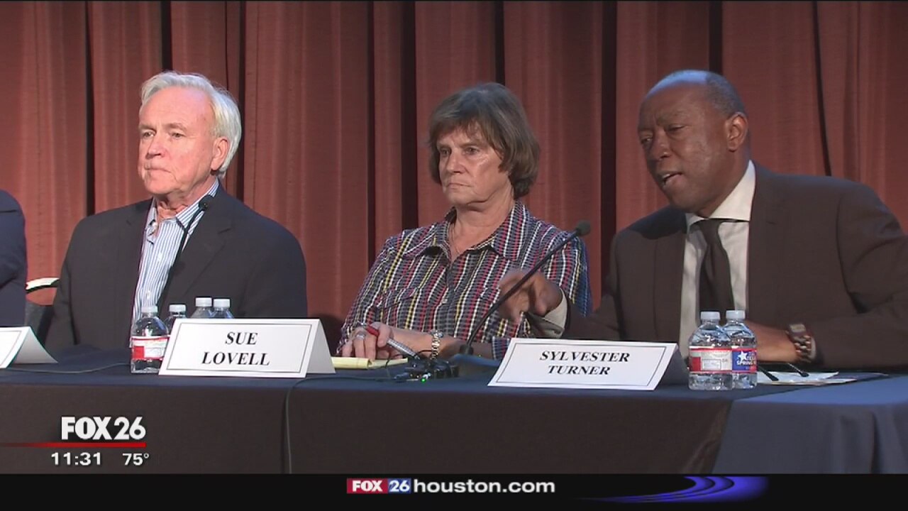 Houston mayoral candidates debate for a second night, challenge Turner on LGBT rights