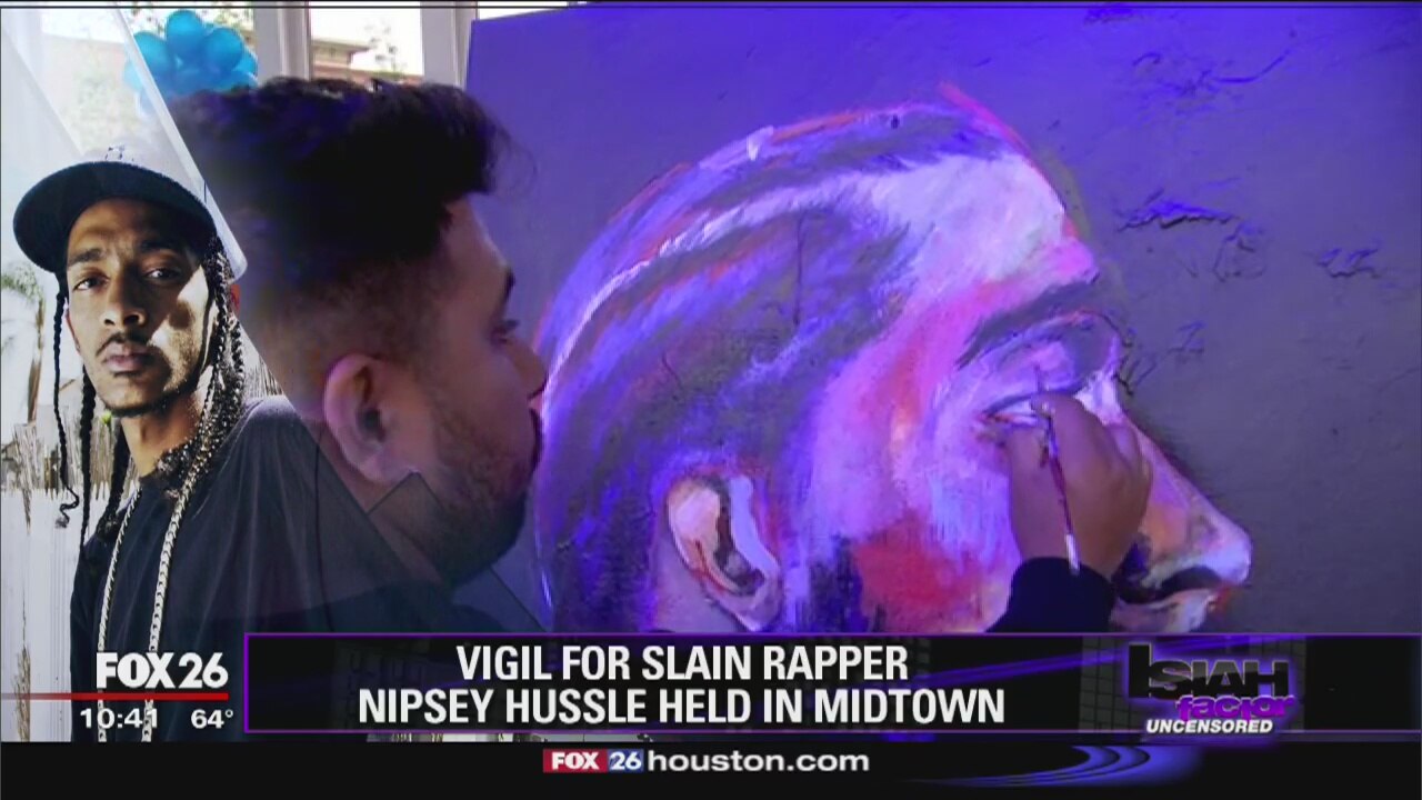 Vigil held for rapper Nipsey Hussle
