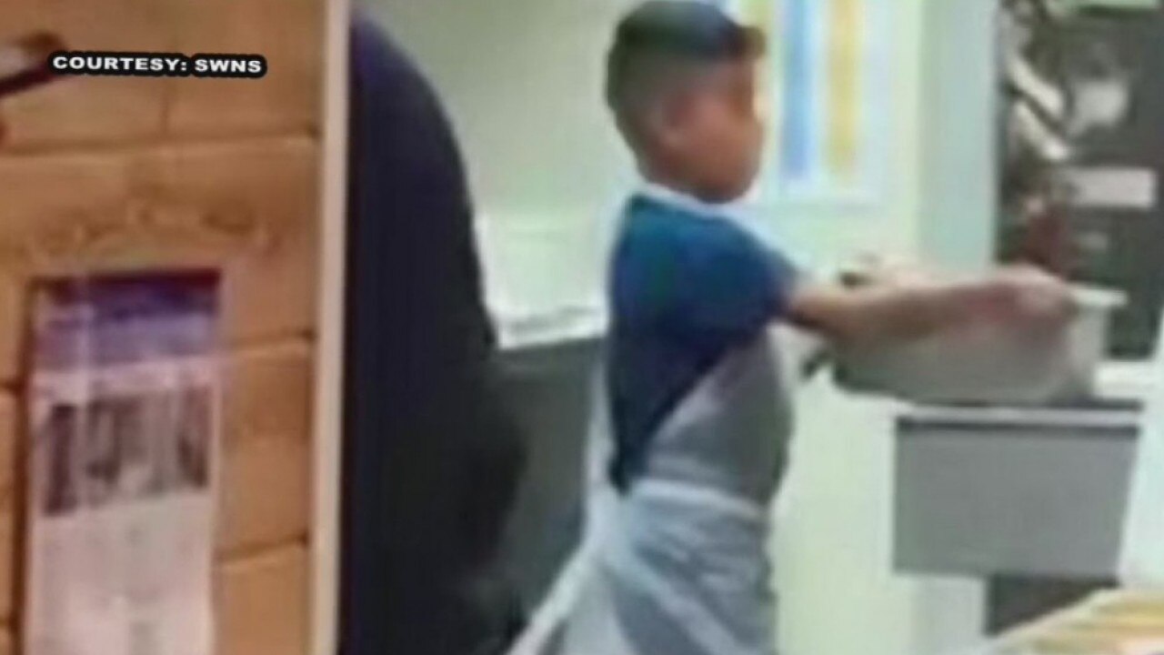 Dad who brought child to work fired from Popeye's