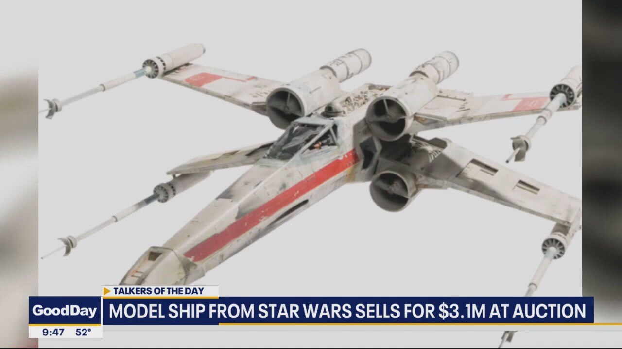 Talkers: Star Wars X-Wing model fetches $3M at auction