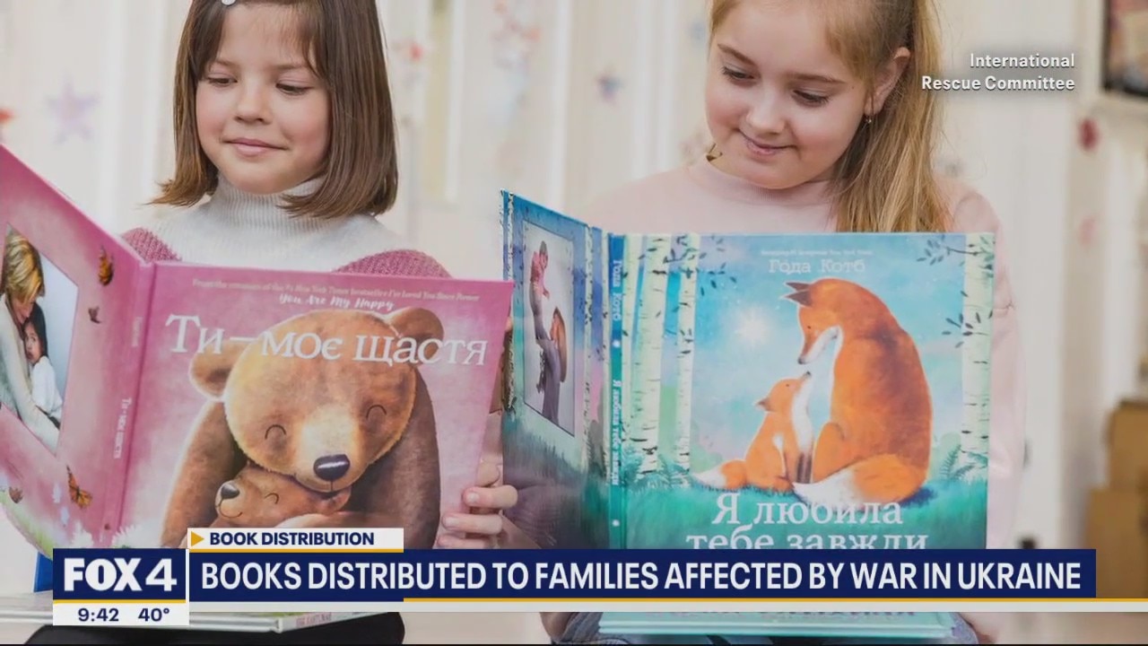 Nonprofit distributes books to families in Ukraine