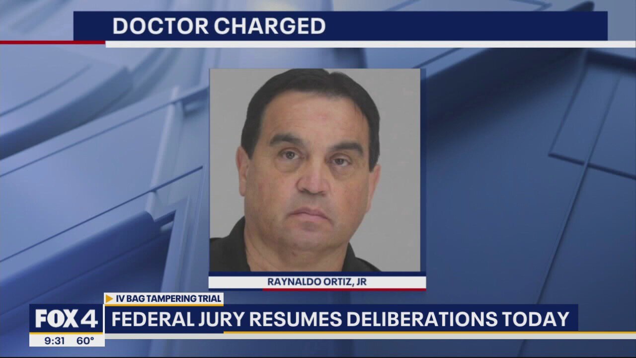 Jury continues deliberations in IV tampering trial