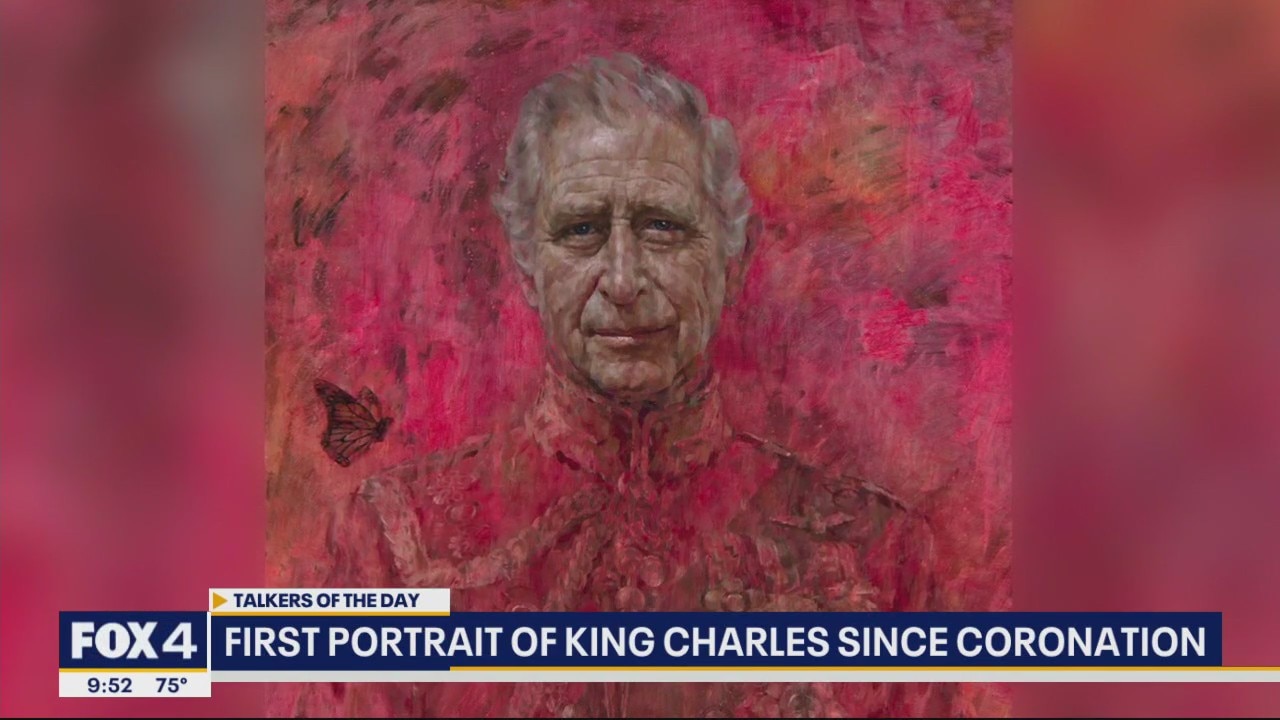 Talkers: King Charles' unusual first portrait unveiled
