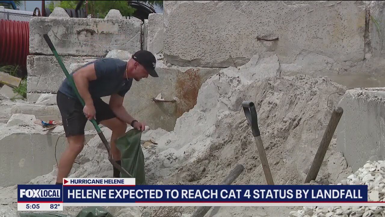 Hurricane Helene: Florida preps for Category 4 storm