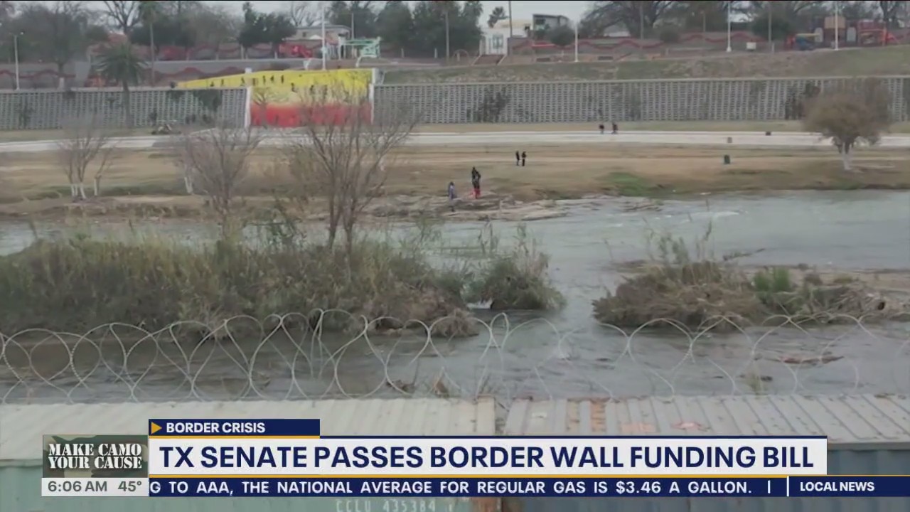 Texas Senate passes border wall funding bill