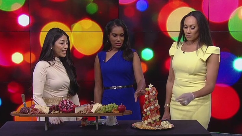 Level up your holiday party with the charcuterie-tree