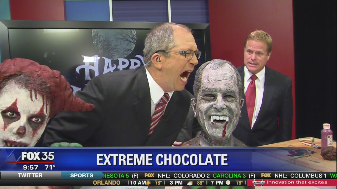 Halloween Chocolate Sculpting