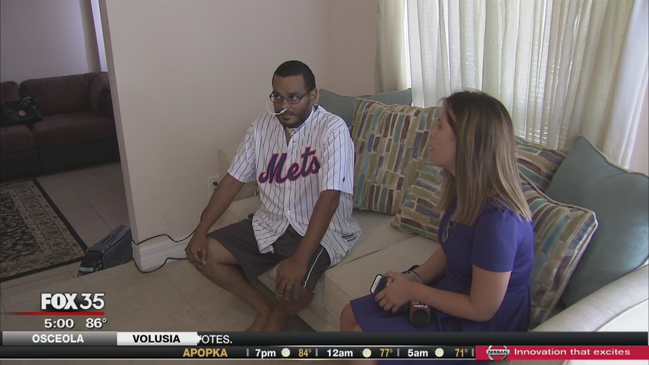 Cash carrier shot in face home from hospital