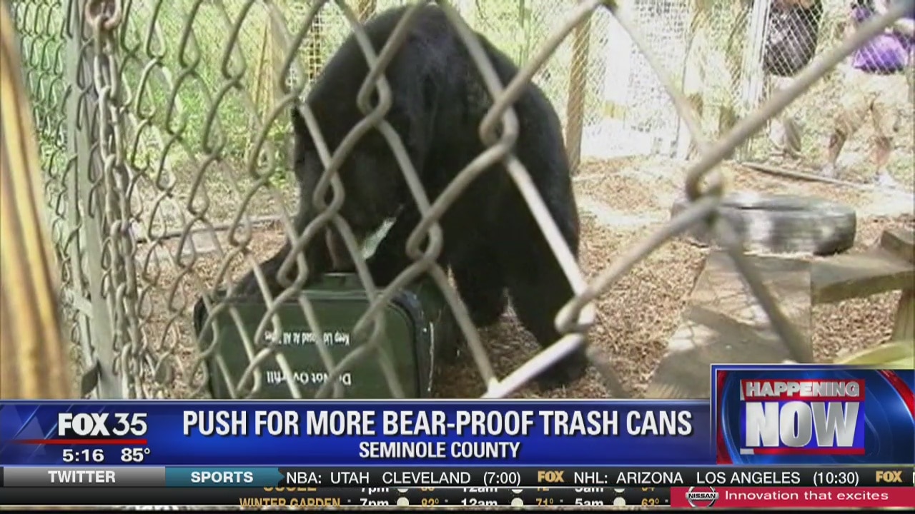 Push for new bear proof trashcans