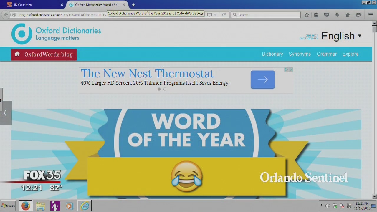 The Oxford Dictionary picks Word of the Year