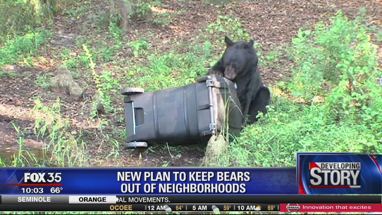 New plan to keep bears out of neighborhoods