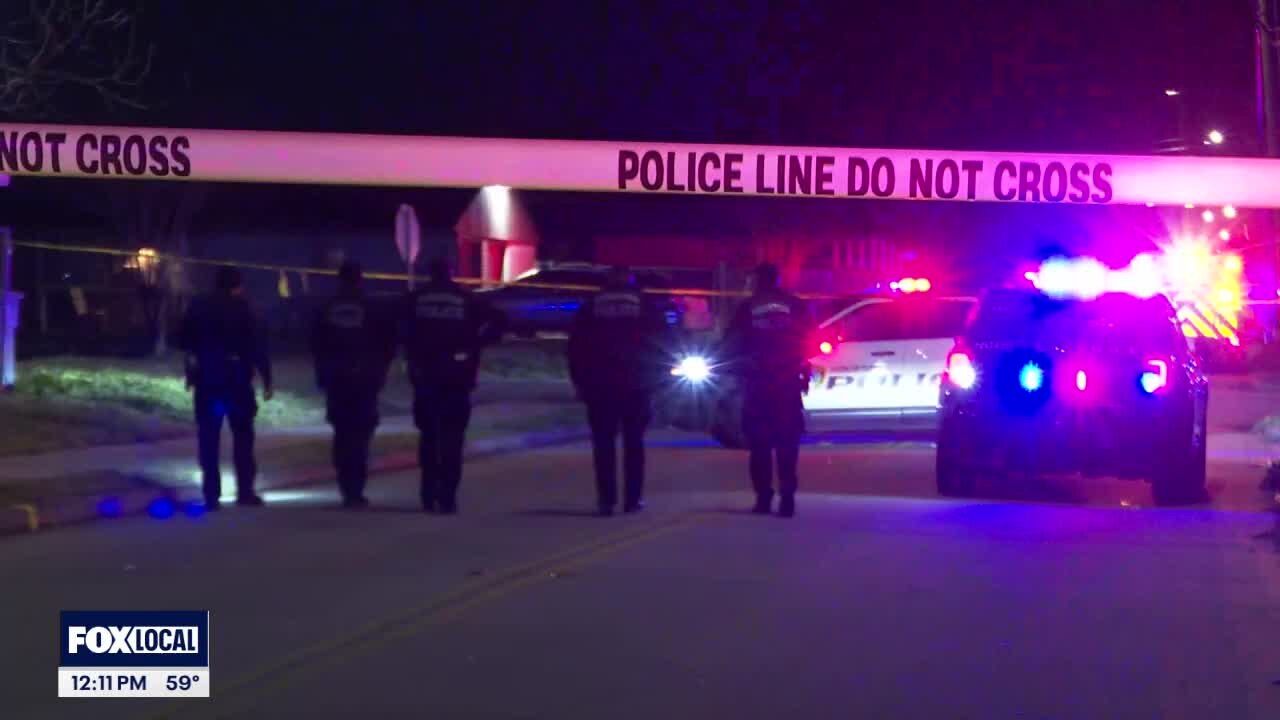 Woman find teen shot while taking out trash