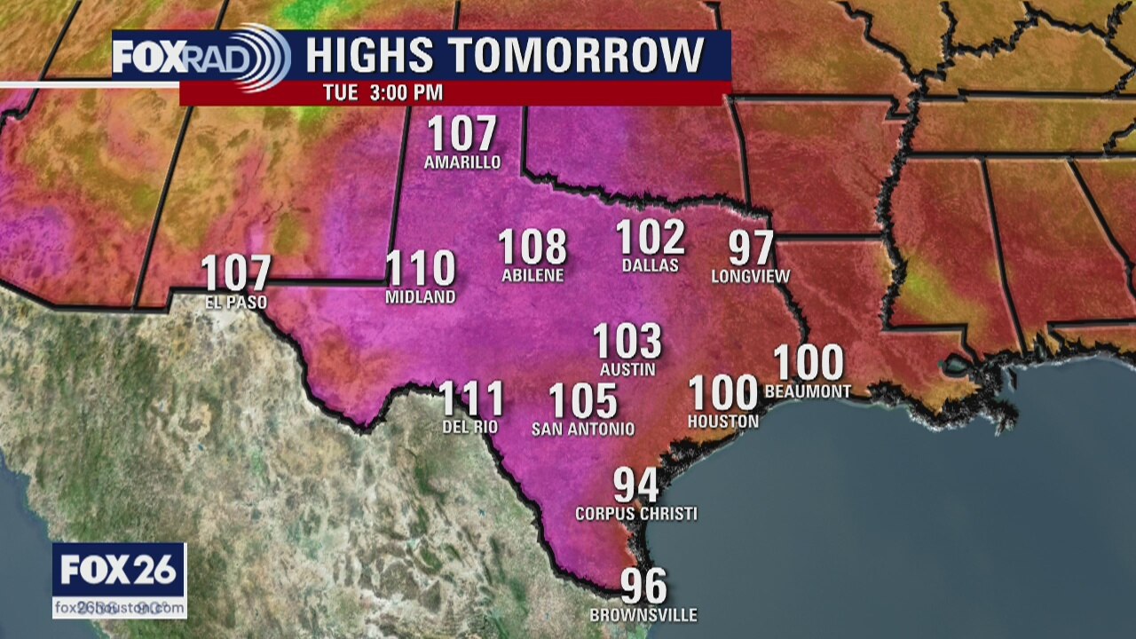 The heat continues