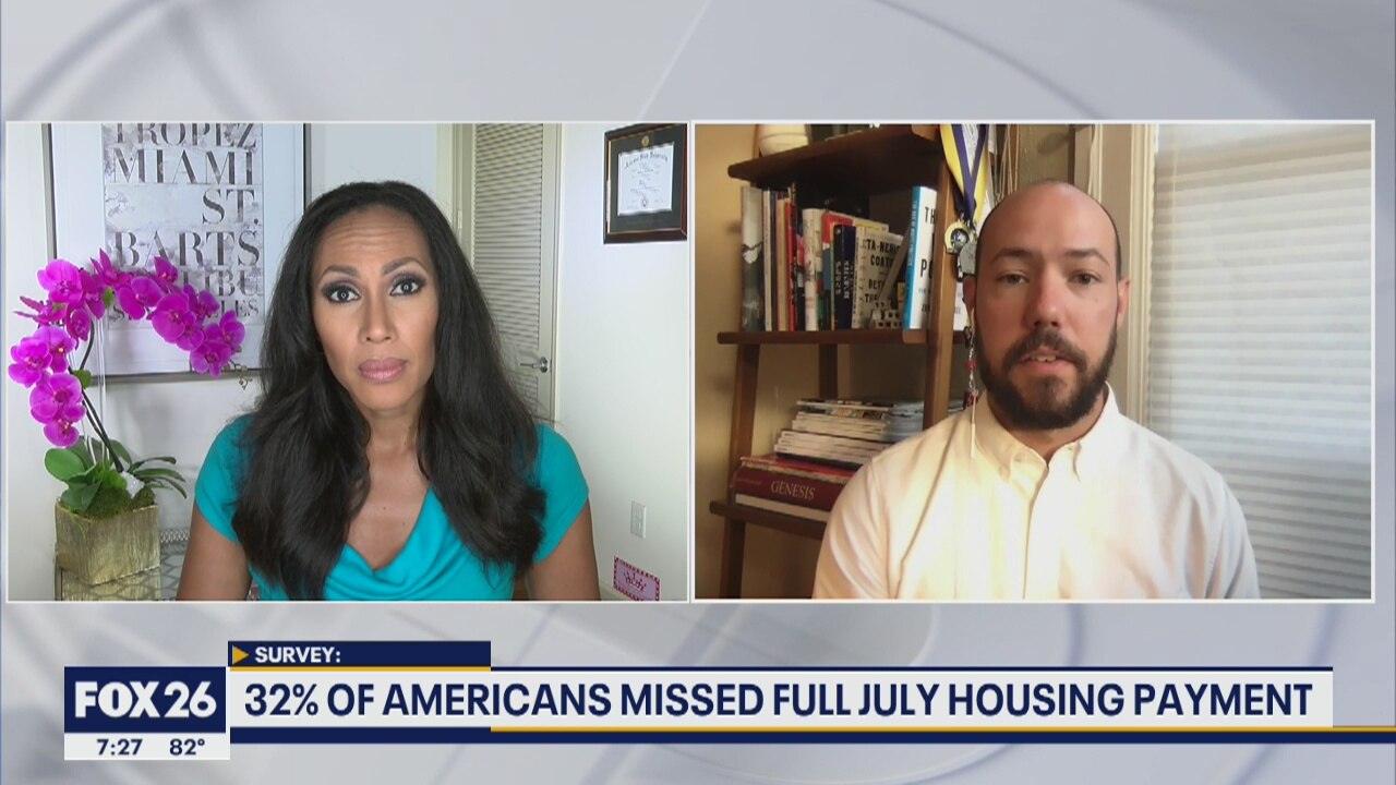 Survey: 32 percent of Americans full July housing payment