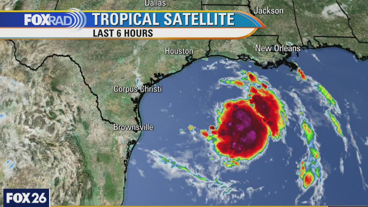 Tropical Storm Hanna forms in the Gulf