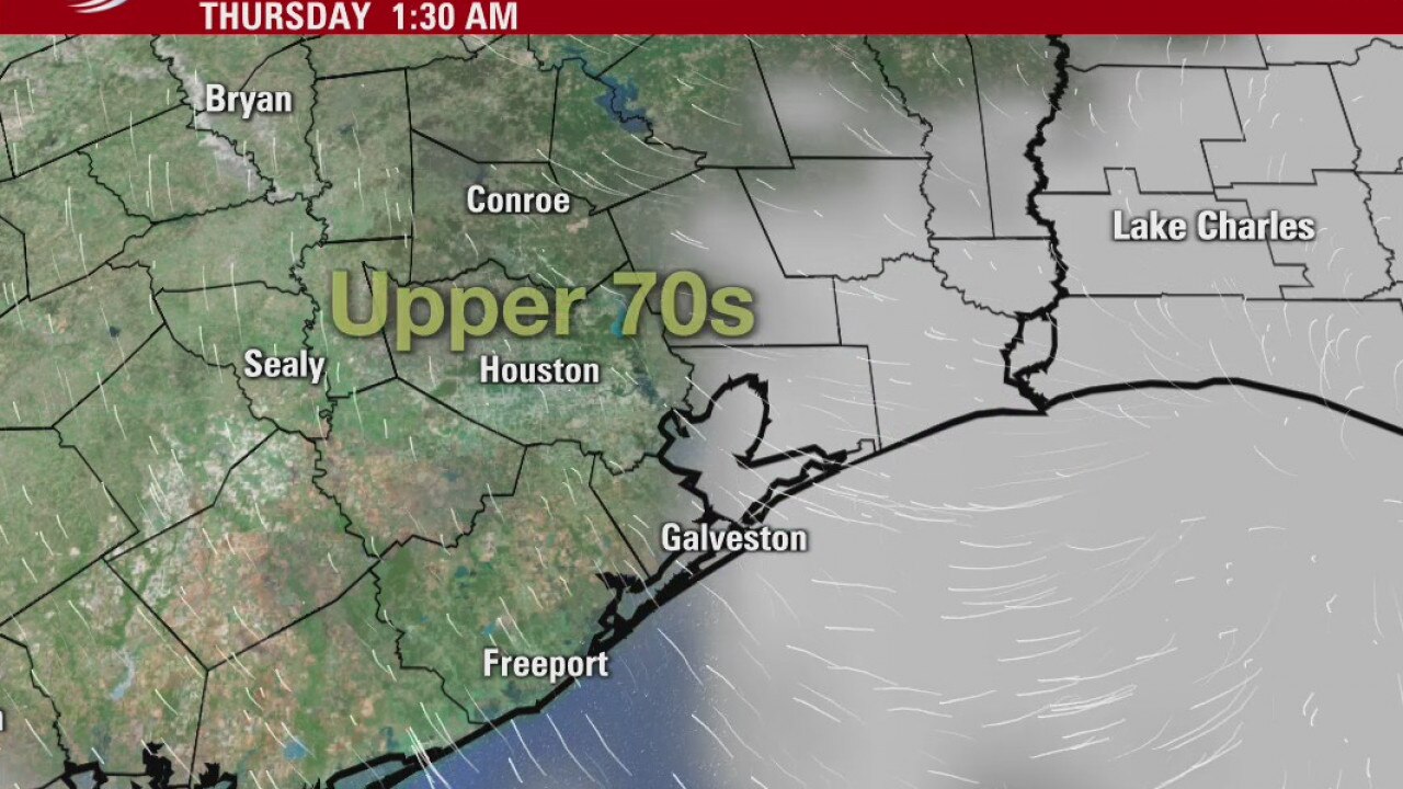 Thursday morning weather forecast