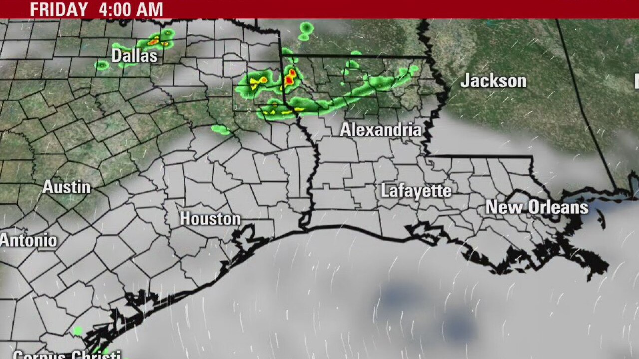 Friday morning weather forecast