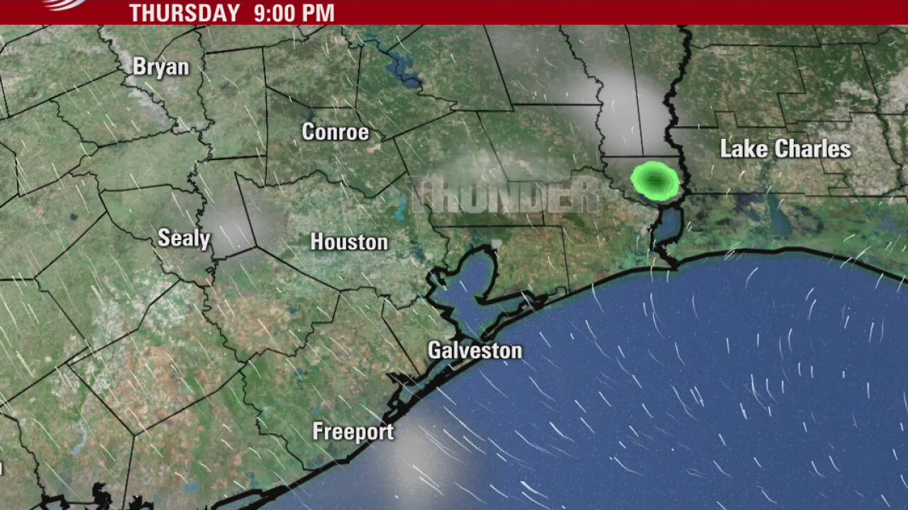 Thursday evening weather forecast