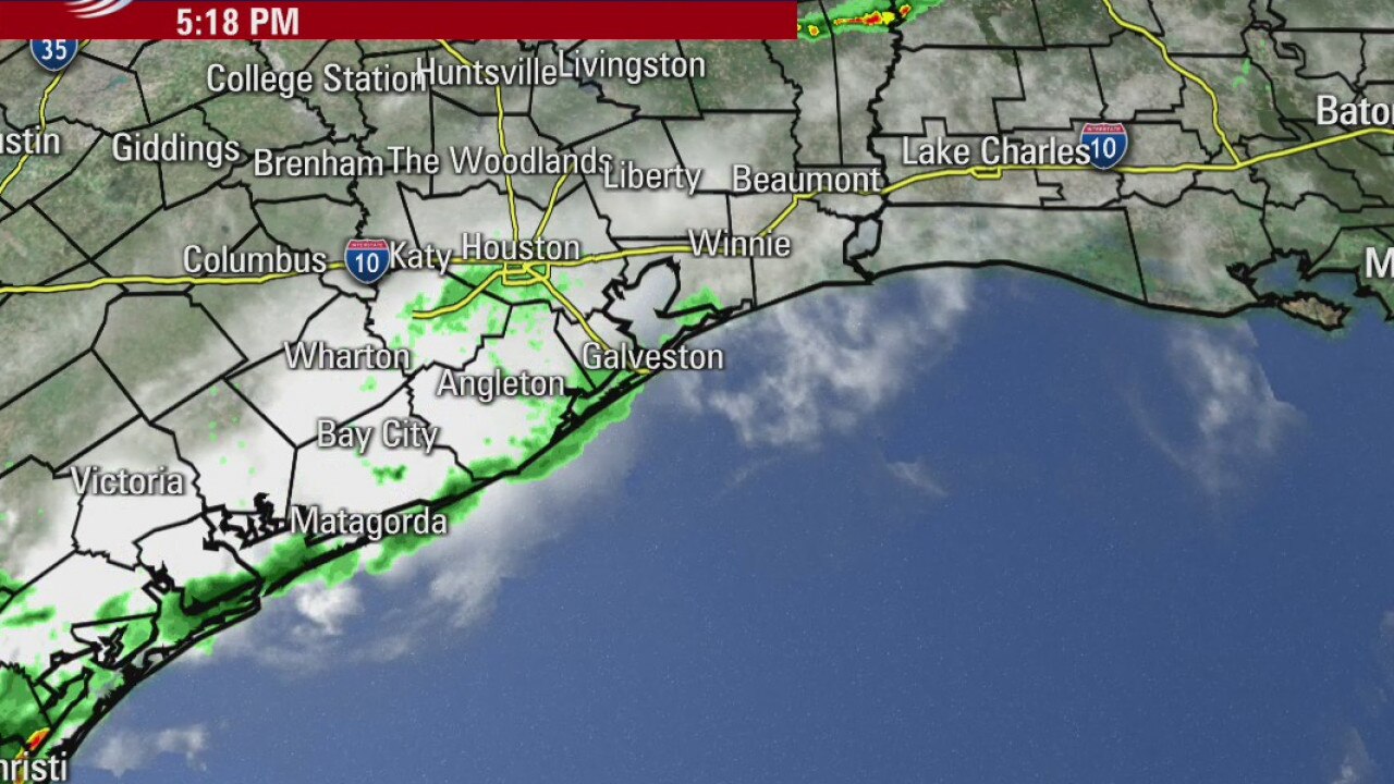 Saturday evening weather forecast