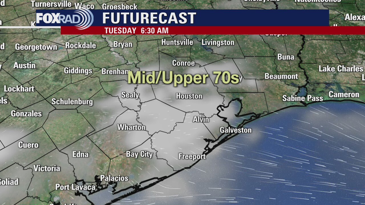 Monday Evening Weather Forecast