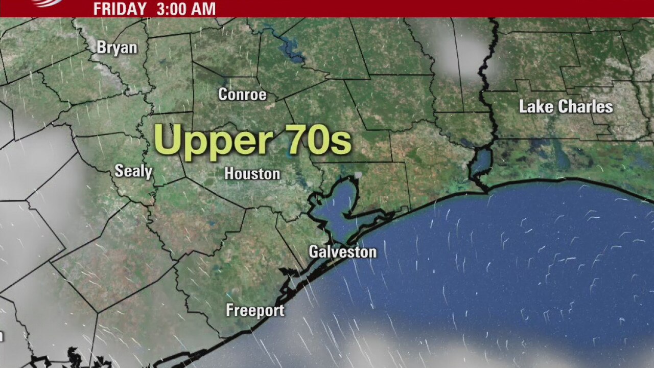 Friday morning weather forecast
