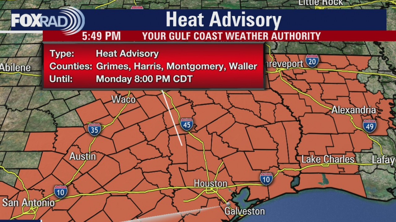 Sunday evening weather forecast