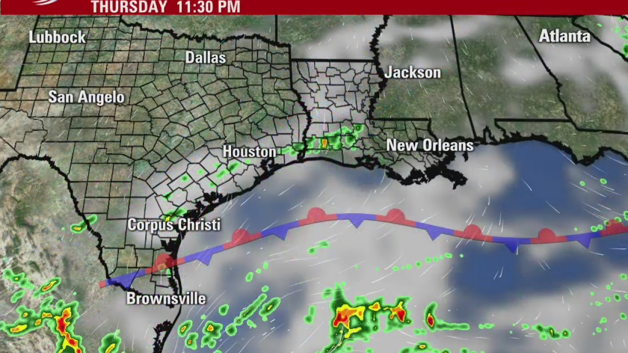 Thursday evening weather forecast
