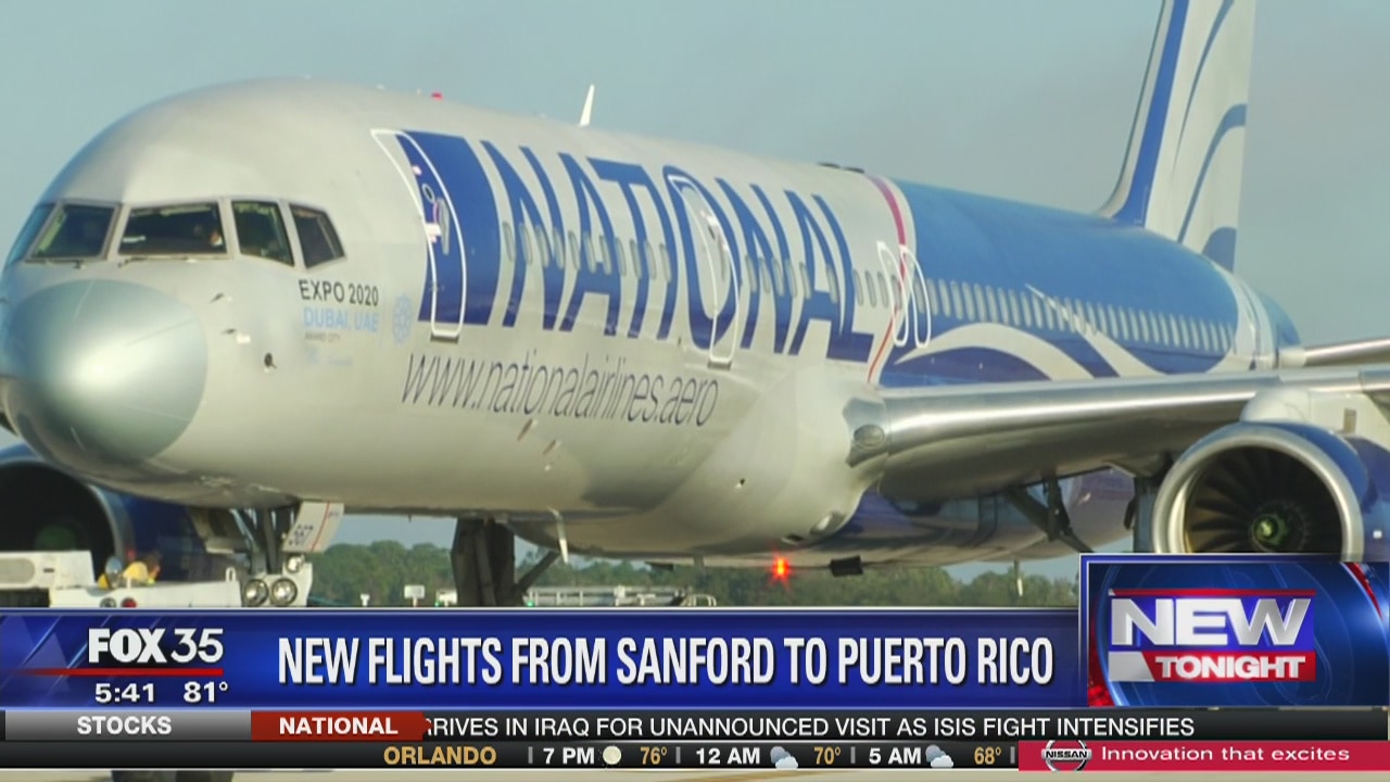 New flights from Sanford to Puerto Rico