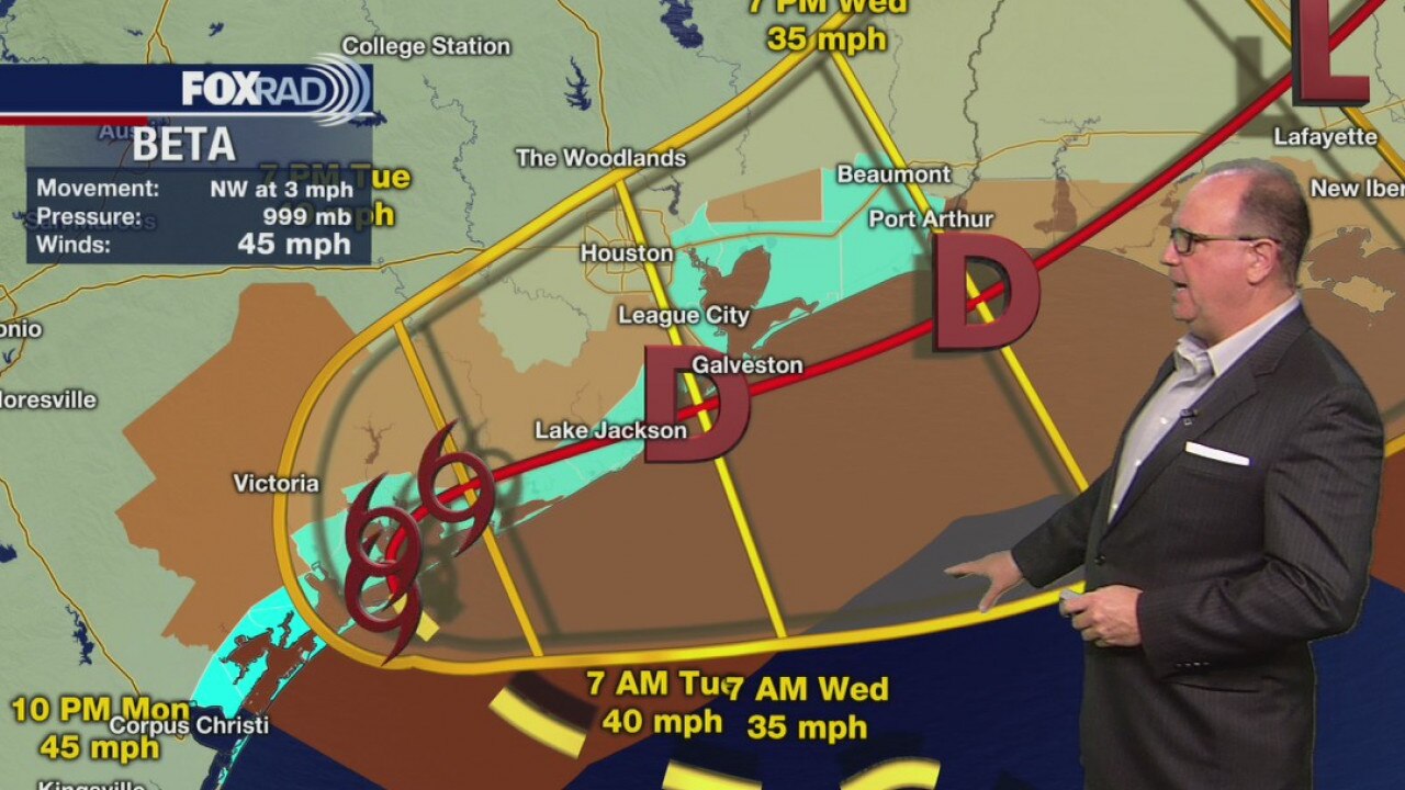 Tropical Storm Beta Update