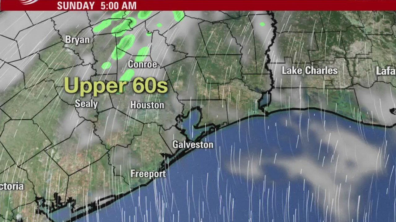 Sunday morning weather forecast