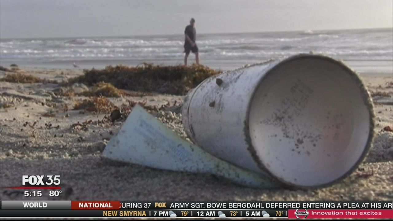More products wash ashore at Cocoa Beach