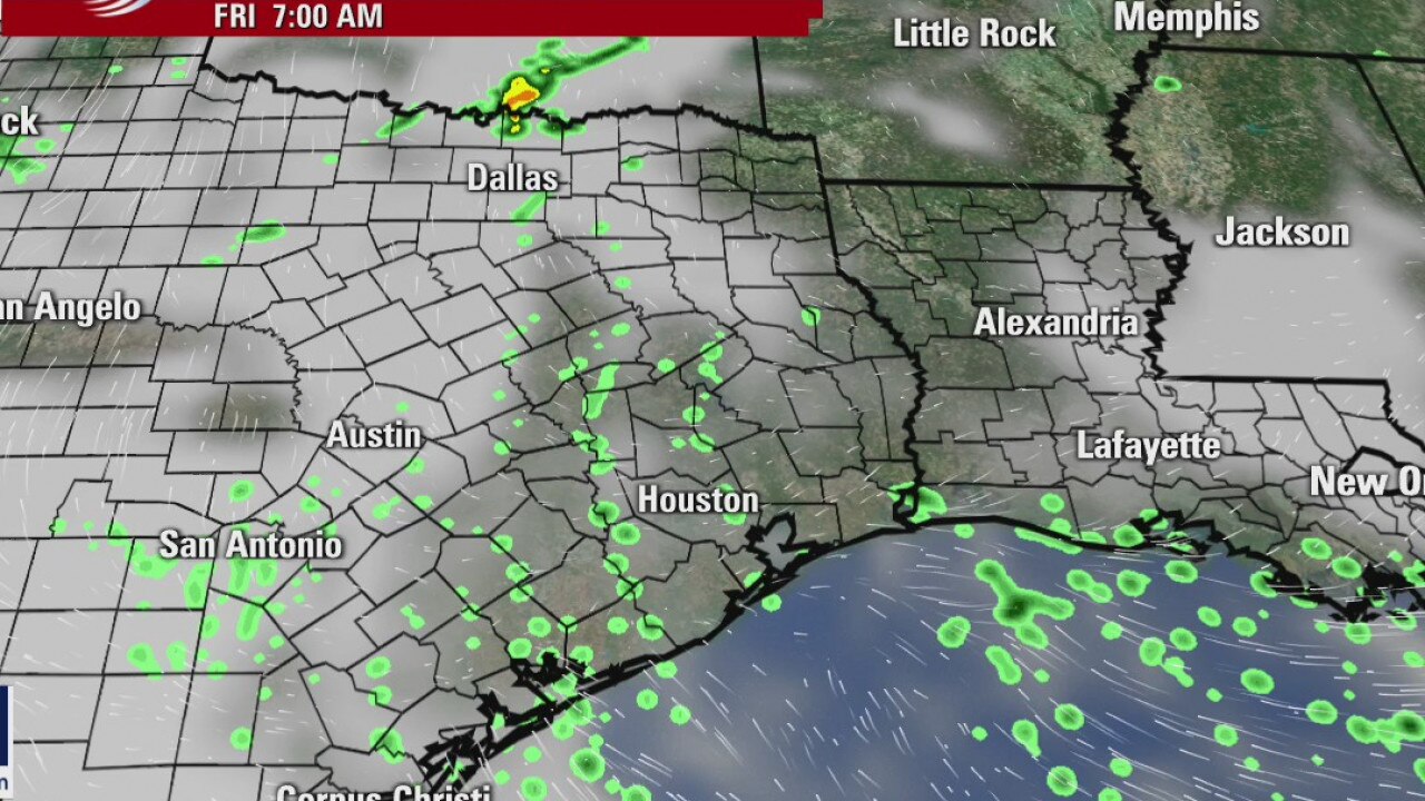 Friday morning weather forecast