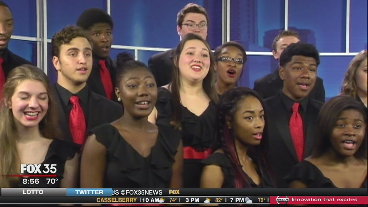 Olympia HS performs Deck the Halls