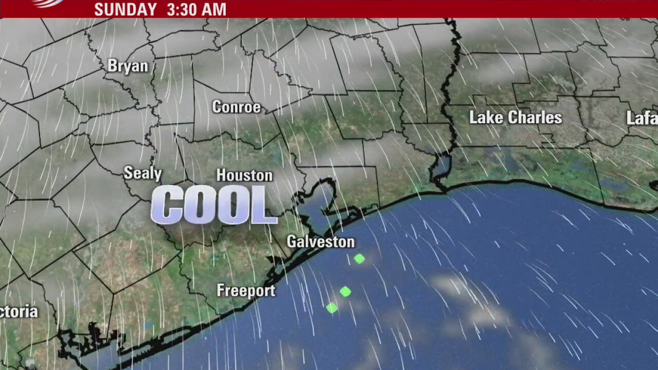 Sunday morning weather forecast