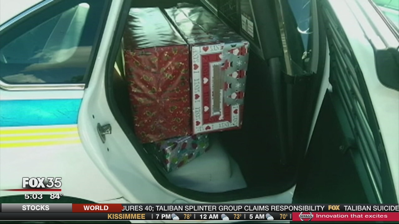 Stolen Christmas gifts found in car