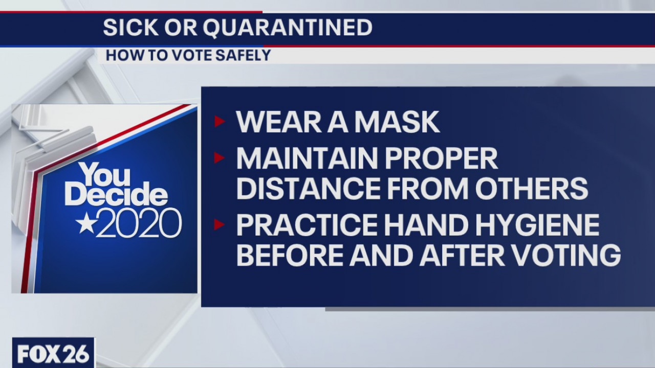 CDC: You can still vote if you have COVID-19 or are quarantined