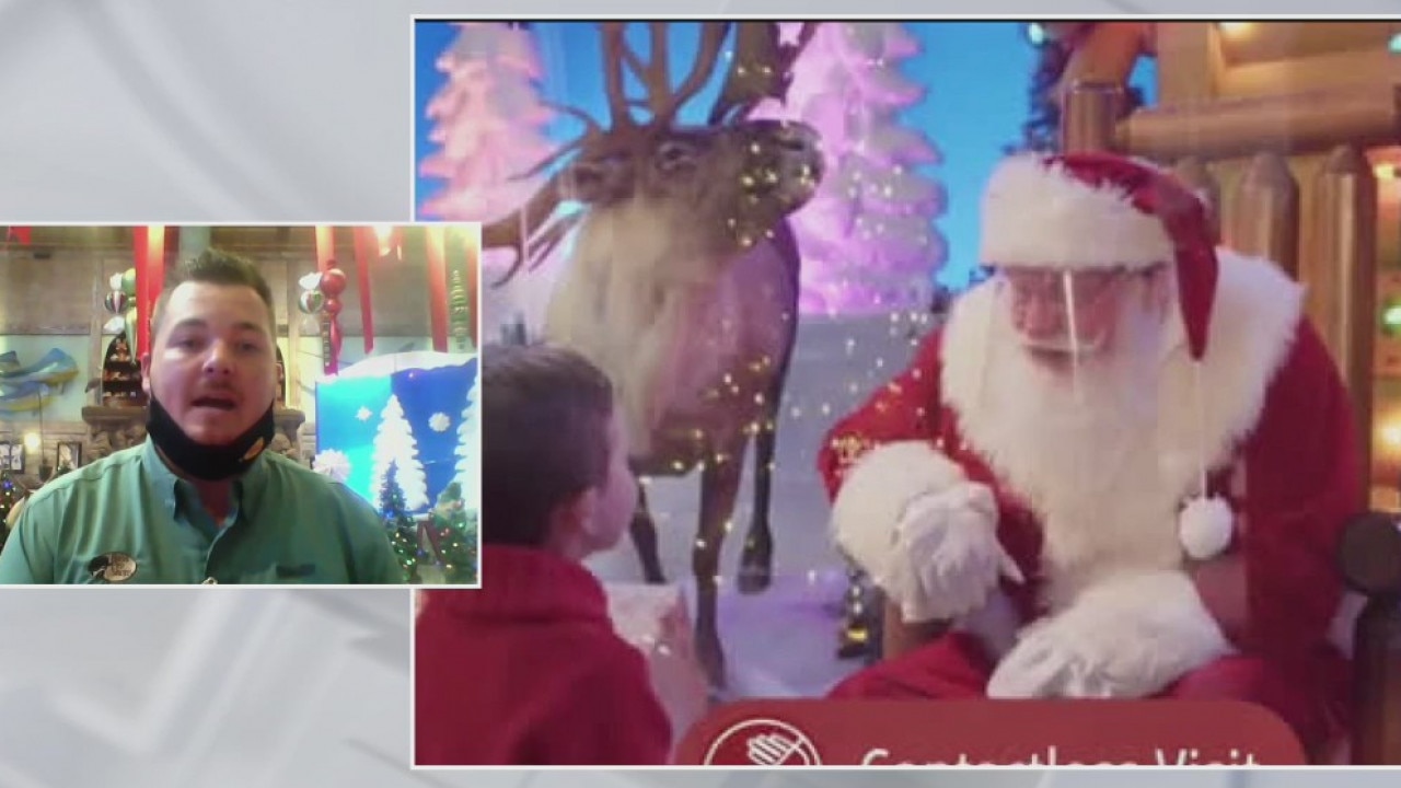 Checking out the 'Contactless Claus' experience