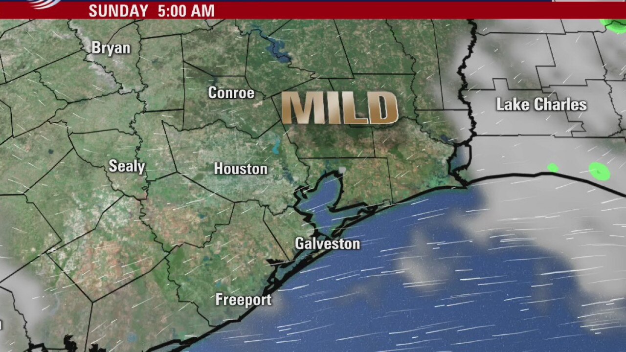 Sunday morning weather forecast