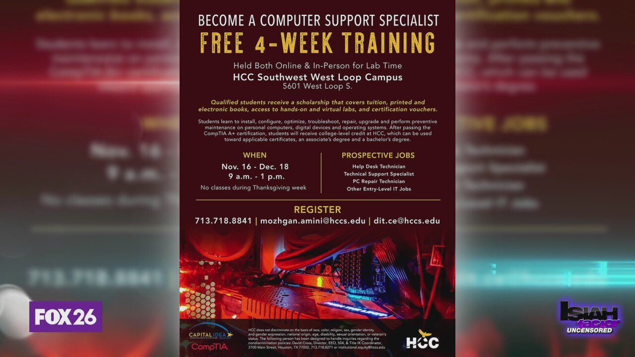 Help at HCC for unemployed Houstonians